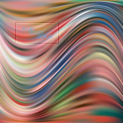 Wave fluid Abstract background with liquid shapes. Colored liquid forms with flow effect for business card, banner, cover.