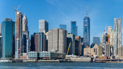 Fototapeta na wymiar New York City Manhattan skyline.