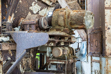 Urban exploration in an abandoned superphosphates factory