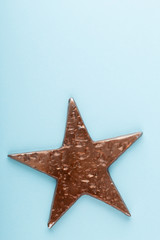 Christmas background in christmas decor, ornament vintage style. Greeting card.