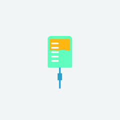 hospital drip vector icon illustration design grey background