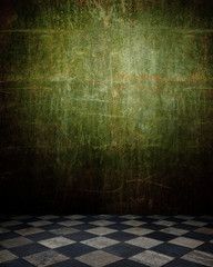 dark empty interior room. may used as background.