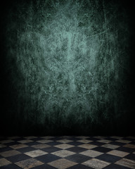 dark empty interior room. may used as background.