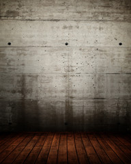 dark empty interior room. may used as background.