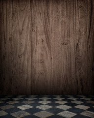 dark empty interior room. may used as background.