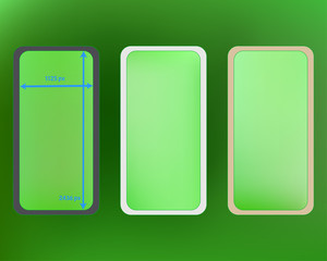 Mesh, lime colored phone backgrounds kit.