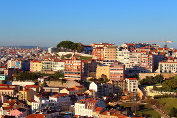 Lisbon Panorama and View in Portugal