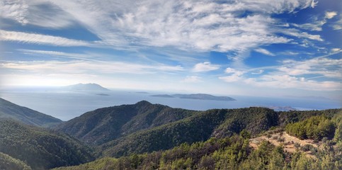 Postkarten, Poster, Natur, Meer, Himmel, Reisen, Wolken, schön, jetzt, Treppe, Idylle, Insel,...