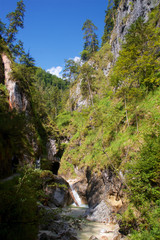 Almbachklamm Pass in Berchtesgaden Germany