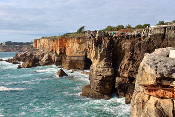 Naklejka premium Landscape in Cascais, Portugal