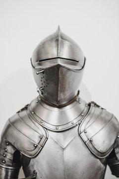 A visor was used in conjunction with some Medieval war helmets such as the bascinet