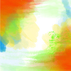 Abstracr colorful watecolor creative background. Vector