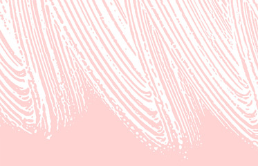 Grunge texture. Distress pink rough trace. Good-lo