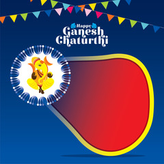 Ganesh Chaturthi festival of india banner design