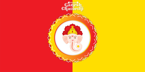 Ganesh Chaturthi festival of india banner design