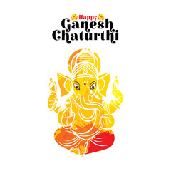 Ganesh Chaturthi festival of india banner design