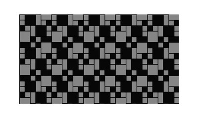 Background, black and white square, tile pattern or as a template