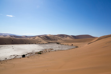 Fototapeta na wymiar Deadvlei Namibia in Sossusvlei