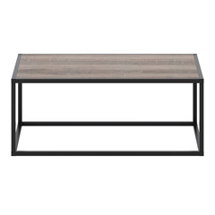 Coffee table isolated on white background. 3D rendering.