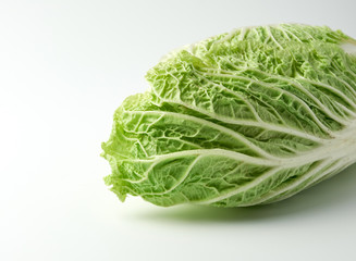 whole head of green Beijing cabbage