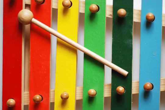 Colorful Xylophone For Kids To Play Music