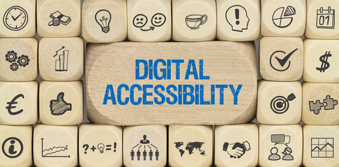 Digital accessibility - obrazy, fototapety, plakaty