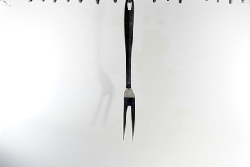 Stainless steel meat fork is very useful in the kitchen for frying and turning meat