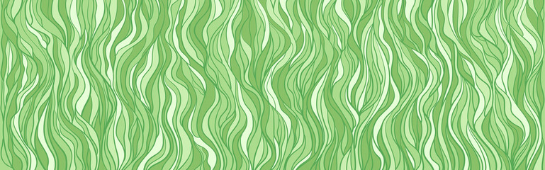 Seamless multicolored wallpaper on horizontal surface. Colorful wavy background. Hand drawn waves. Stripe texture with many lines. Waved pattern. Colored illustration for banners, flyers or posters