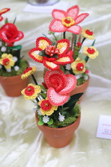 Fiore all'uncinetto