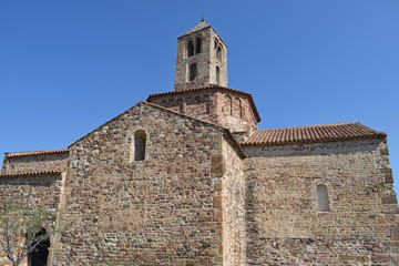 Fototapeta premium Conjunto monumental de Egara, Iglesia Santa Maria en Tarrasa Barcelona 