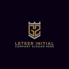Inspiring company logo designs from the initial letters of the GZ logo icon. -Vectors