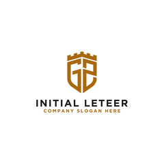 Inspiring company logo designs from the initial letters of the GZ logo icon. -Vectors