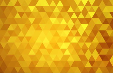 Abstract geometry  triangle gold and yellow background.vector_