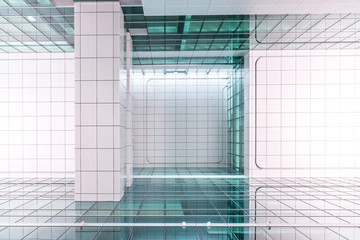 Obraz premium low angle view of skyscrapers in Taipei, Taiwan