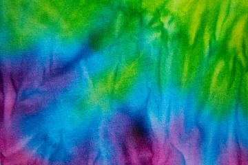 Photo sur Plexiglas Mélange de couleurs Tie Dye abstract texture and background