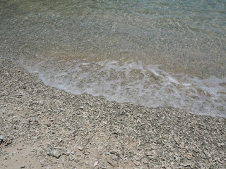 波照間島の「ナリサ浜（サンゴ浜）」／“Narisa beach (coral beach)” in Hateruma Island. Hateruma Island is one of the Yaeyama Islands in Ishigaki City, Okinawa Prefecture, and is the southernmost manned island in Japan.