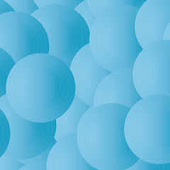Blue circles background. Vector graphics