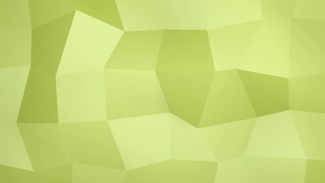 green geometric background in abstract dynamic motion - seamless loop (FULL HD)