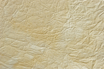 Textured background of crumpled paper