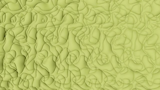 abstract green background with fine line structure in motion - seamless looping