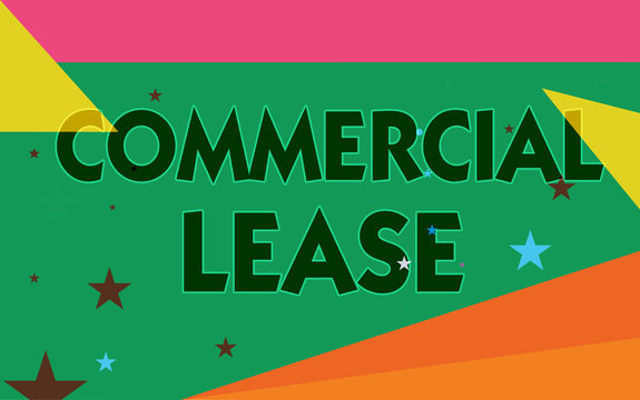 Word writing text Commercial Lease. Business concept for refers to buildings or land intended to generate a profit.