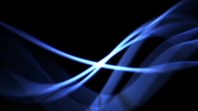 modern background of blue abstract light waves - seamless (FULL HD)