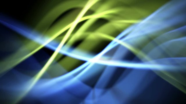 abstract green and blue light curves - seamless background (FULL HD)