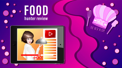 Food review banner