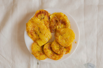 Cooked Plantain Slices