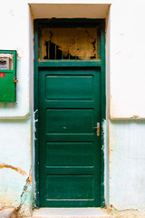 Old doors in old Moroccan city
