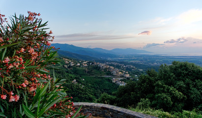 Casinca coast in Corsica island