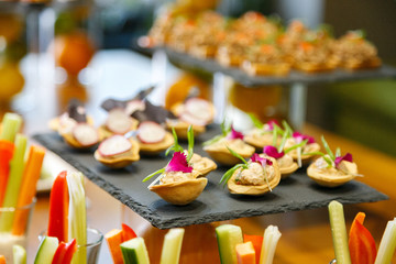 Catering. Delicious and mouth-watering food for parties, office parties, conferences, forums
