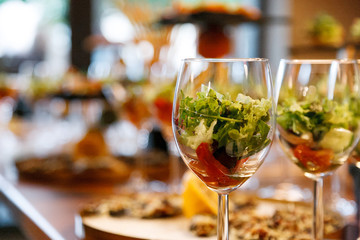 Catering. Delicious and mouth-watering food for parties, office parties, conferences, forums