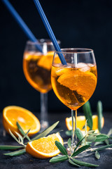 Aperol spritz - italian long drink.